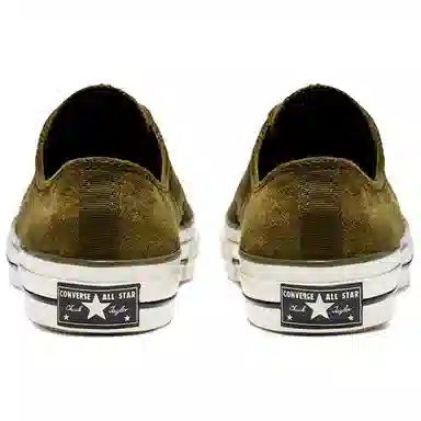 Converse Chuck 1970s Velvet Low Top Green