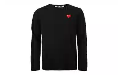 CDG Play Sweater Black