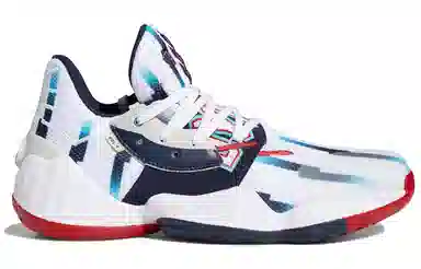 adidas Harden Vol. 4 White Blue Red