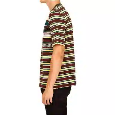 Lanvin FW22 Striped Logo T-Shirt