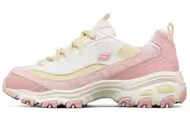 Skechers D'LITES 1.0 White Pink