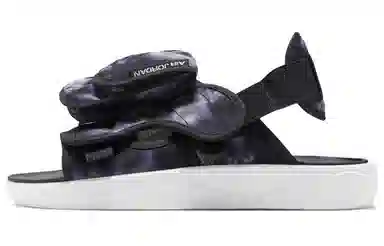 Air Jordan LS Slide Black White Tie-Dye