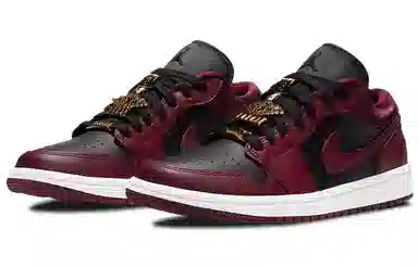 Jordan Air Jordan 1 Low Black Burgundy