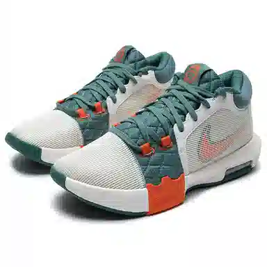 Nike Basketball Low White Green Orange