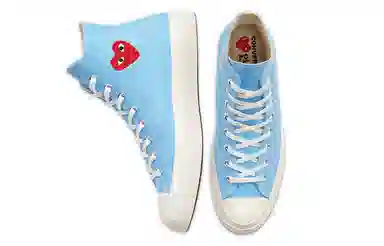 CDG PLAY x Converse Chuck Taylor All Star 1970s Hi Blue