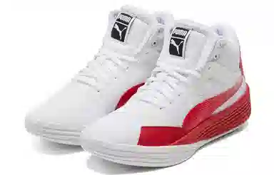 PUMA Clyde All Pro Mid White Red