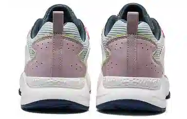 特步 舒适轻便 耐磨透气 低帮 老爹鞋 女款 米兰灰