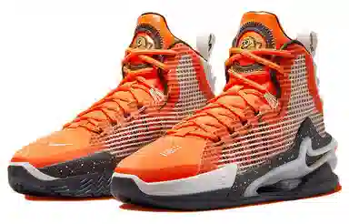 Nike Basketball Shoes Orange Black
