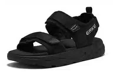 ERKE Zhulang Black Sandals