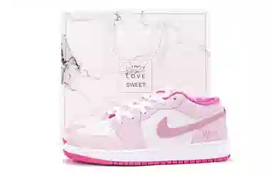 Jordan Air Jordan 1 Low GS Pink White