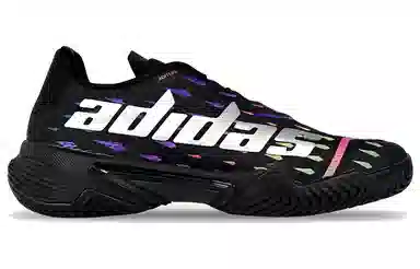 adidas Barricade 12 Black Metallic Silver Red