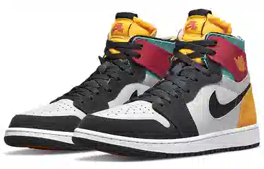 Jordan Air Jordan 1 Zoom Air CMFT White Black Yellow