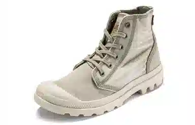 Palladium Pampa High Canvas Light Grey