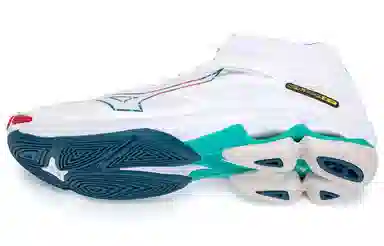 Mizuno Wave Lightning Z7 Mid White Blue