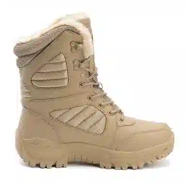 Tan Sen Lang Snow Boots Yellow