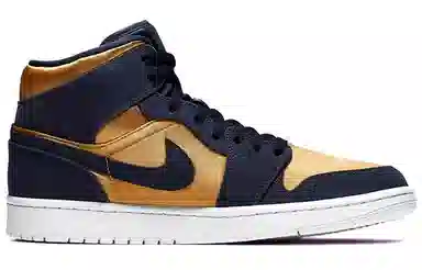 Jordan Air Jordan 1 Mid SE Black Gold