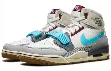 Jordan Legacy 312 White Grey Blue
