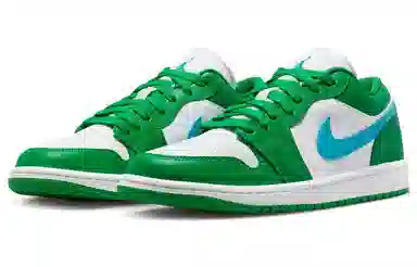 Jordan Air Jordan 1 Low White Green Blue