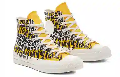 Converse Chuck Taylor All Star 1970s High Black Yellow