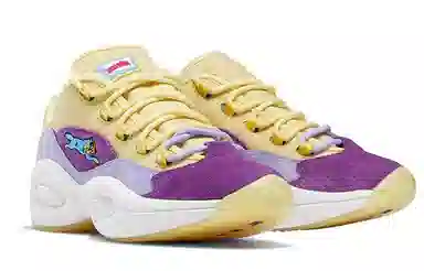 BBC Ice Cream x Reebok Question Low Purple Yellow