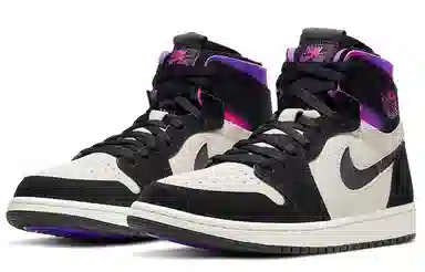 Jordan Retro High White Black Purple