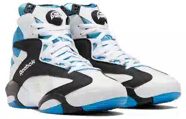 Reebok Shaq Attaq Retro High Basketball Shoes White Blue