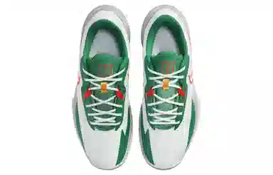 Nike Precision 6 White Green Orange