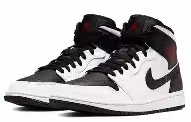 Jordan Air Jordan 1 Mid White Black Red