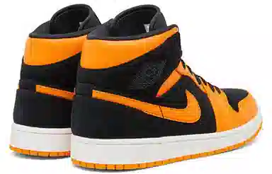 Jordan Air Jordan 1 Mid Black Orange