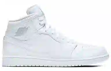 Jordan Air Jordan 1 Mid "Triple White"
