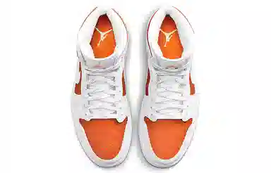 Jordan Air Jordan 1 Mid White Orange