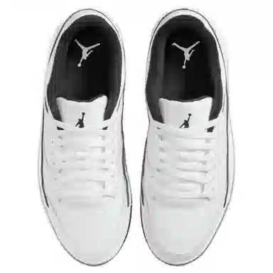 Jordan Flight Court White Black