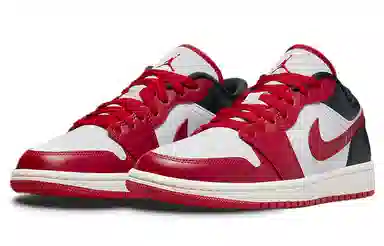 Jordan Air Jordan 1 Low White Red Black