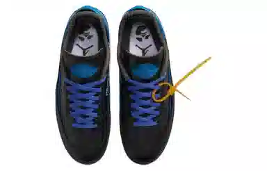 OFF-WHITE x Air Jordan 2 Retro Low SP "Black and Varsity Royal"