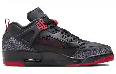 Jordan Spizike Low Black Red
