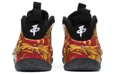 Supreme x Nike Foamposite One Red Gold