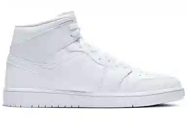 Jordan Air Jordan 1 Mid "Triple White"