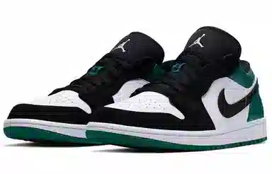 Jordan Air Jordan 1 Low "Black Green Toe"