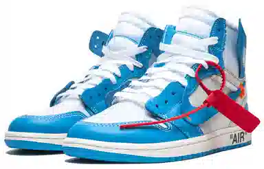 OFF-WHITE x Air Jordan 1 Retro High OG "UNC"
