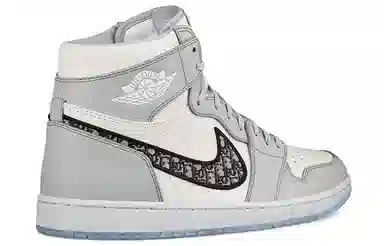 Dior x Air Jordan 1 High OG White Grey