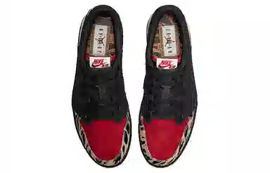 SoleFly x Air Jordan 1 Low OG "Black and Sport Red"