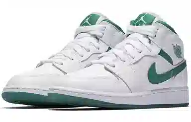 Jordan Air Jordan 1 Mid SE GS White Green