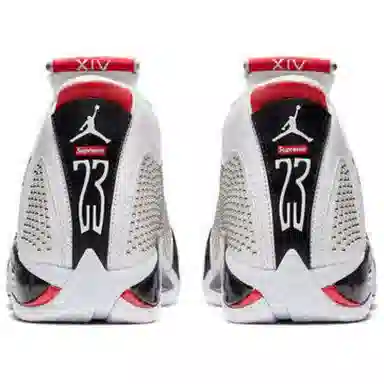 Supreme x Air Jordan 14 Retro White Red