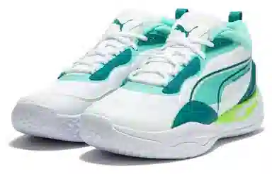 PUMA Playmaker Pro Mid White Green