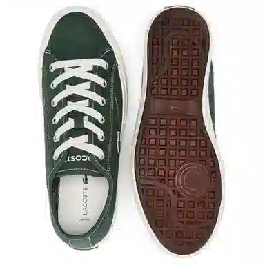 Lacoste Canvas Low Top Green