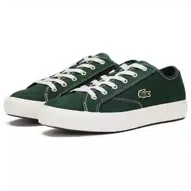 Lacoste Canvas Low Top Green