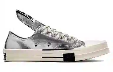 Rick Owens DRKSHDW x Converse Turbodrk Chuck Taylor All Star Silver