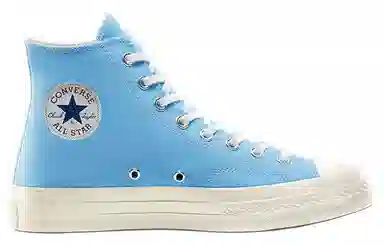 CDG PLAY x Converse Chuck Taylor All Star 1970s Hi Blue