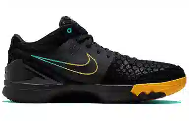 Nike Zoom Kobe 4 Black Yellow