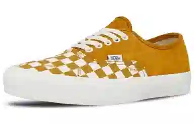 Vans OG Authentic LX Brown White Checkerboard
